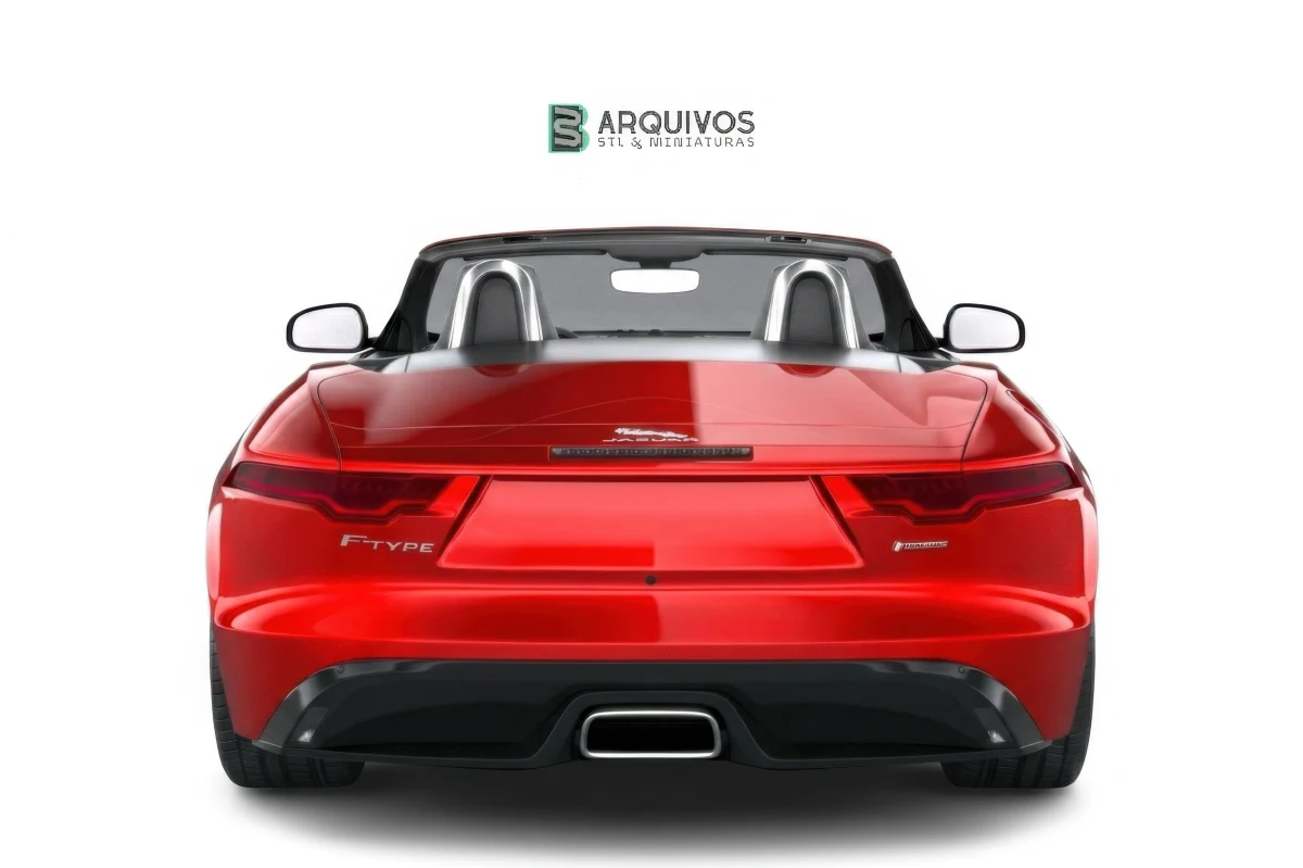 Modelo 3D STL - Jaguar F-Type R Dynamic Convertible 2021 — foto 3